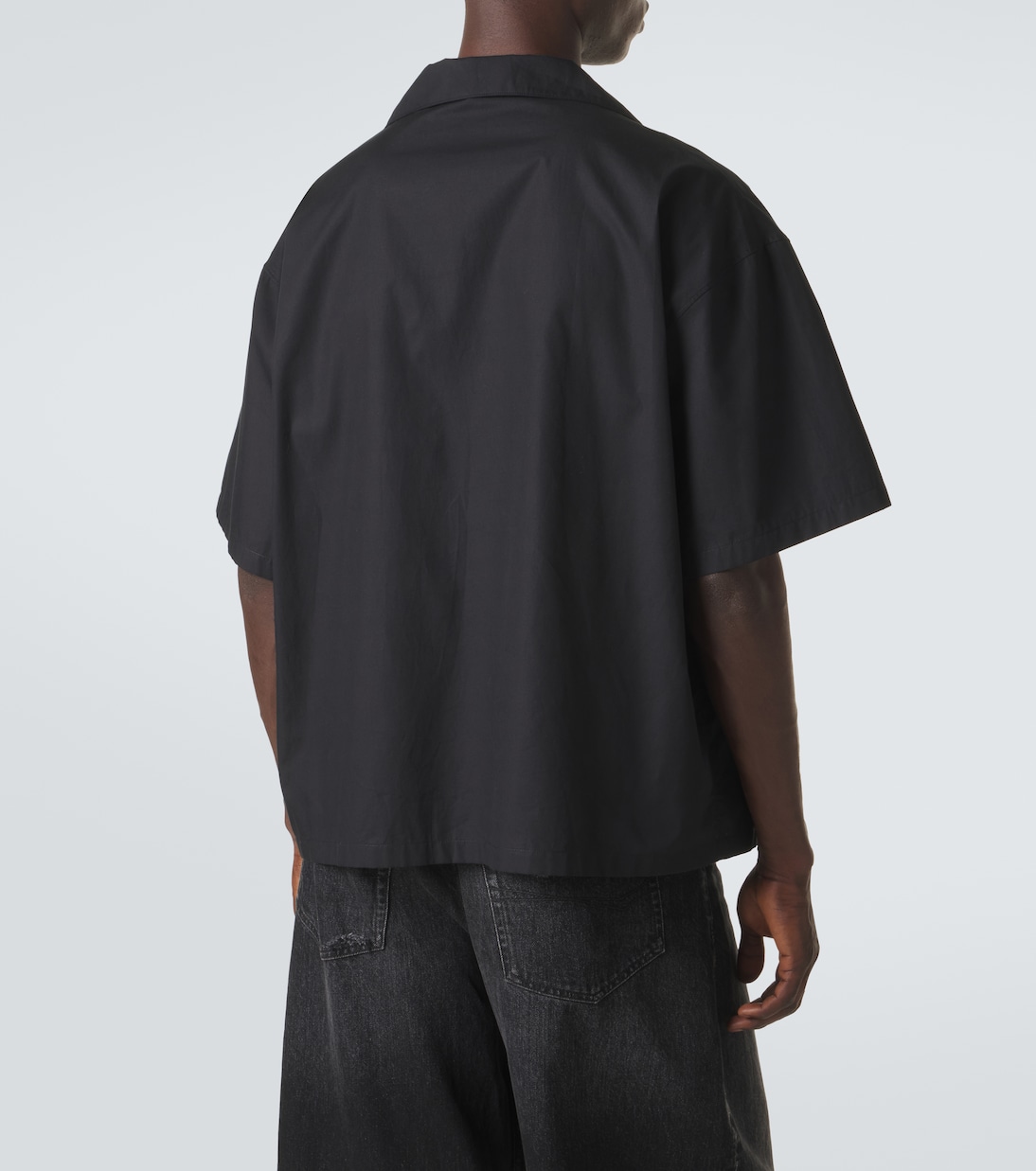 Printed cotton bowling shirt | Balenciaga