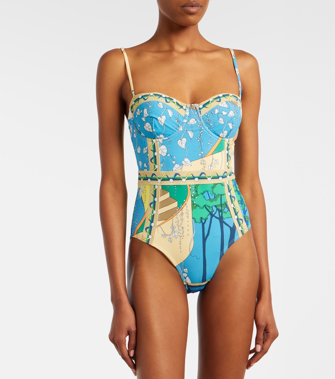 Bedruckter Badeanzug | Tory Burch