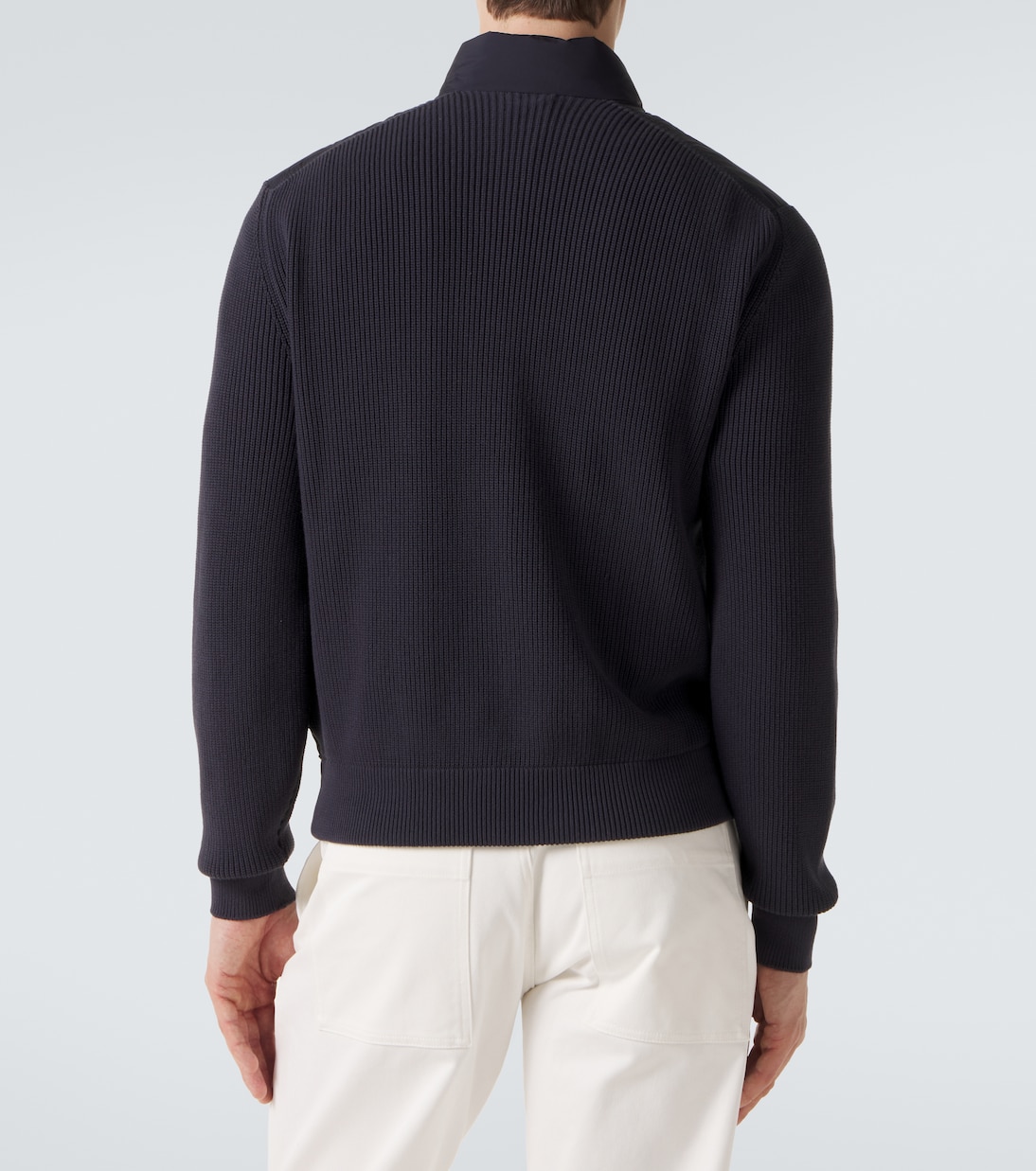 Down-paneled cotton-blend cardigan  | Moncler