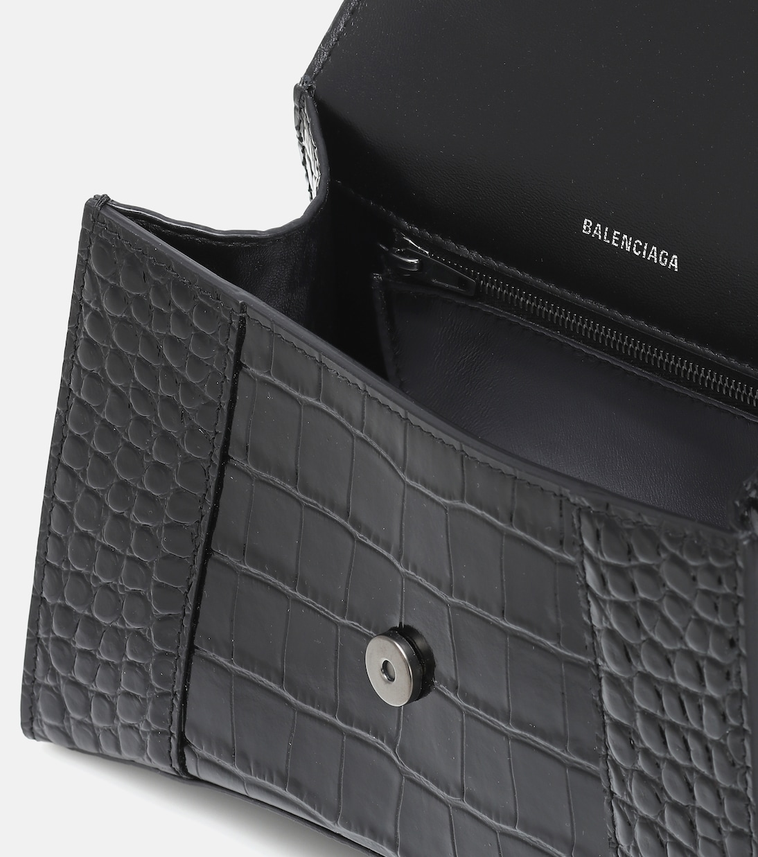 Hourglass Small leather shoulder bag | Balenciaga