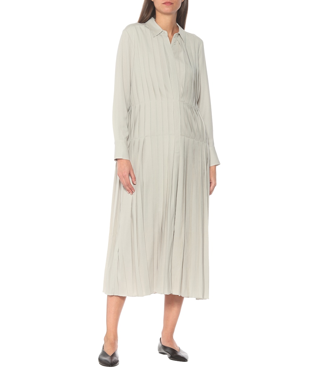 Robe midi en laine mélangée | CO