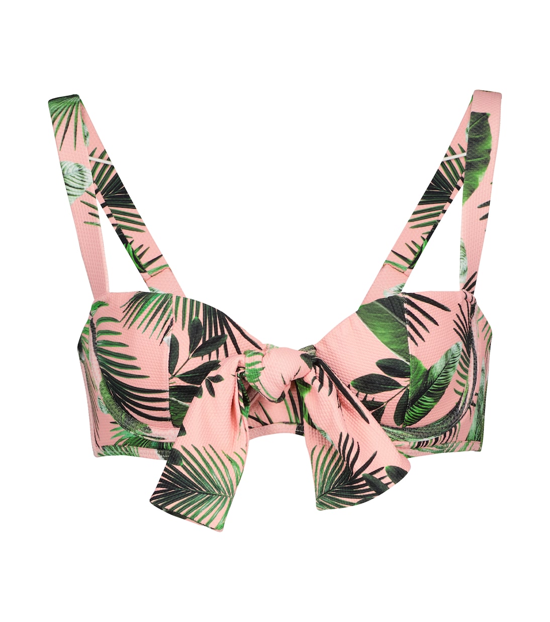 Clara palm-print bikini top | Alexandra Miro