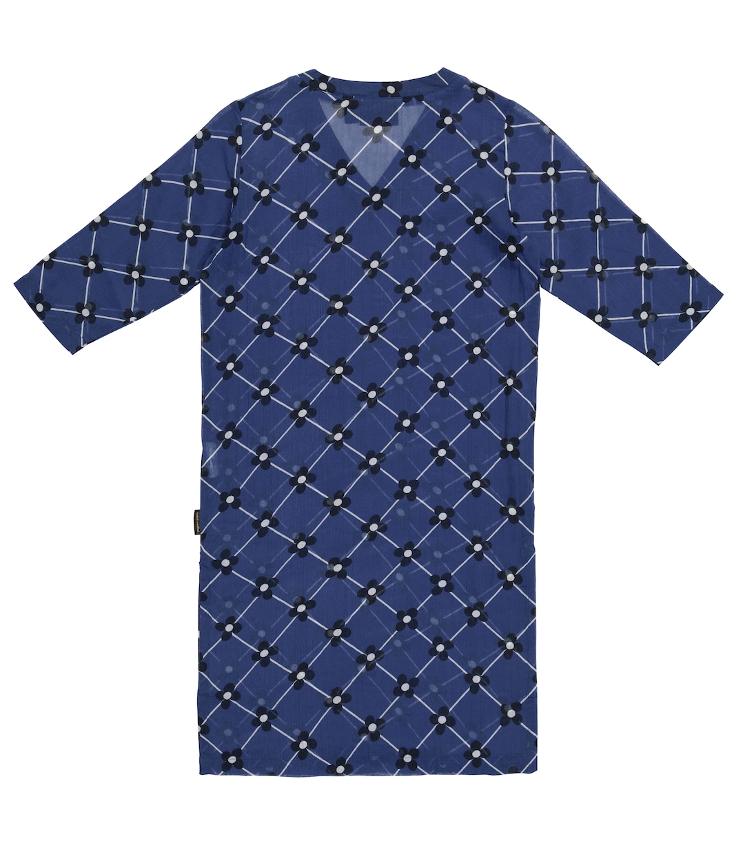 Kleid Flower Check aus Baumwolle | Mini Rodini