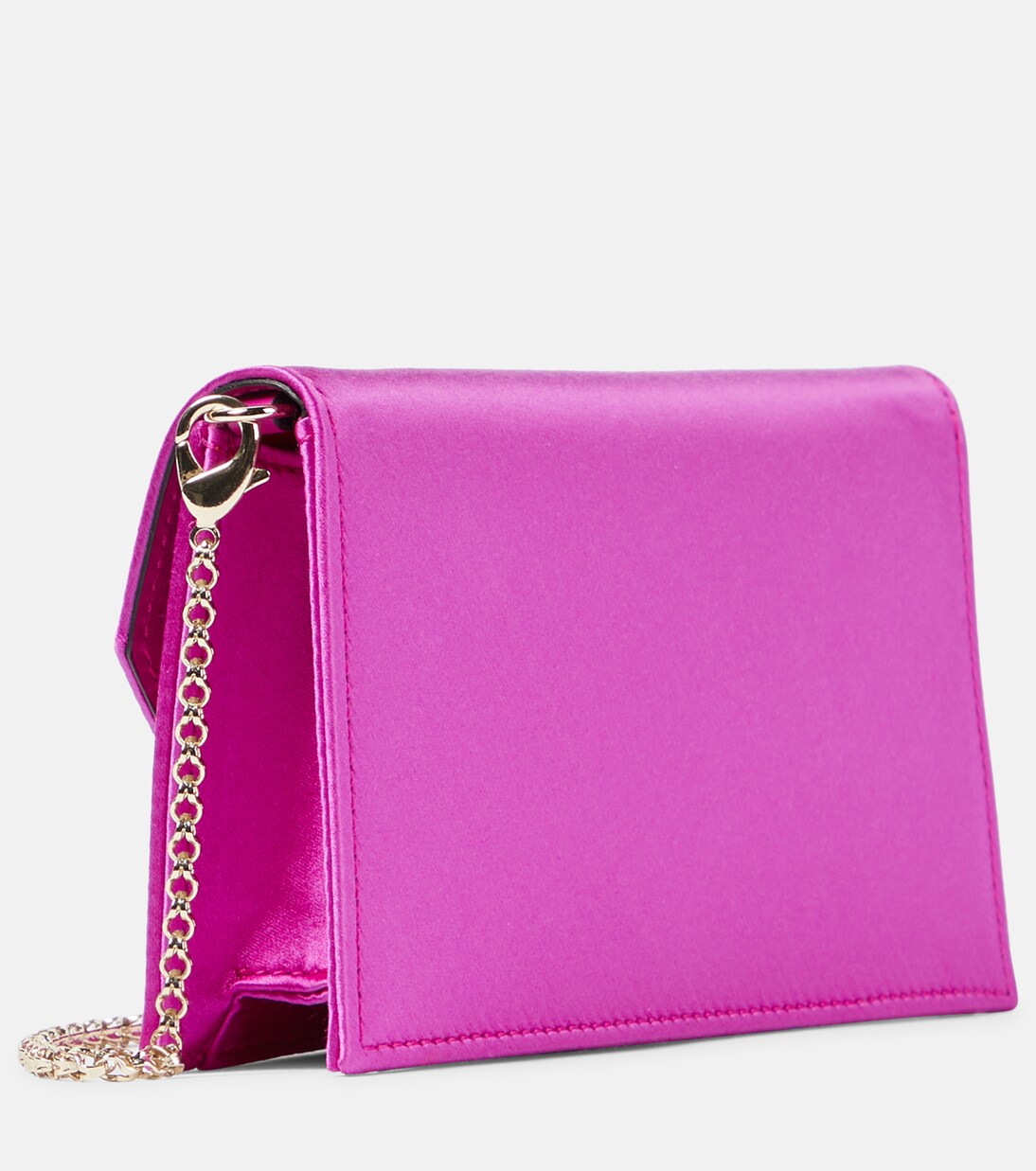 Loubi54 satin clutch | Christian Louboutin