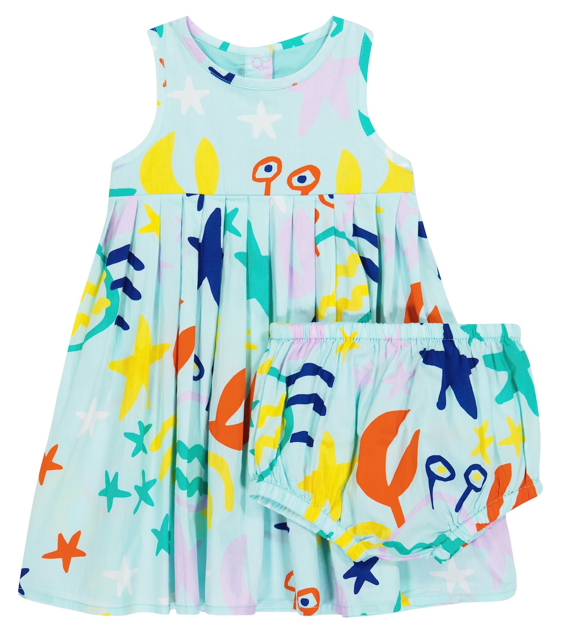Baby cotton dress and bloomers | Stella McCartney Kids