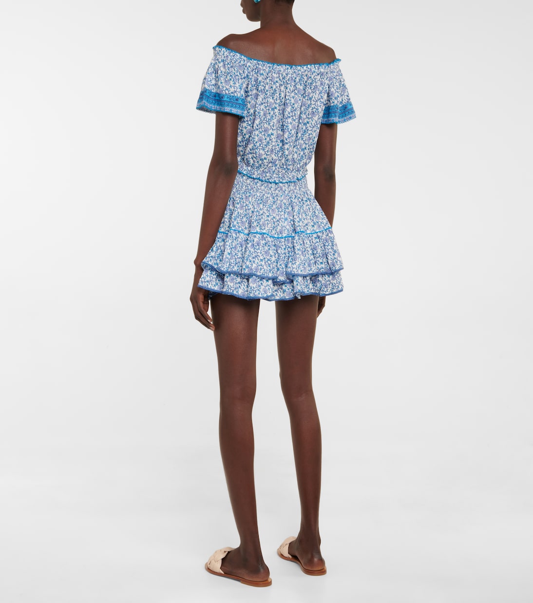 Top Camilla con scollo bardot e stampa | Poupette St Barth