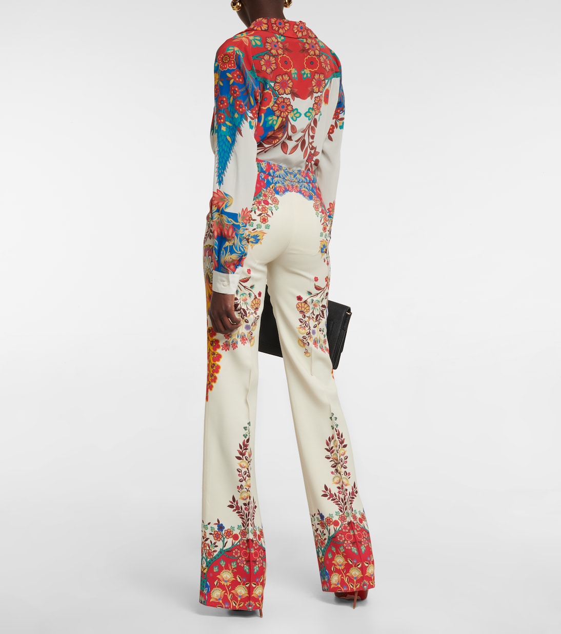 Pantalon imprimé à taille haute | Etro