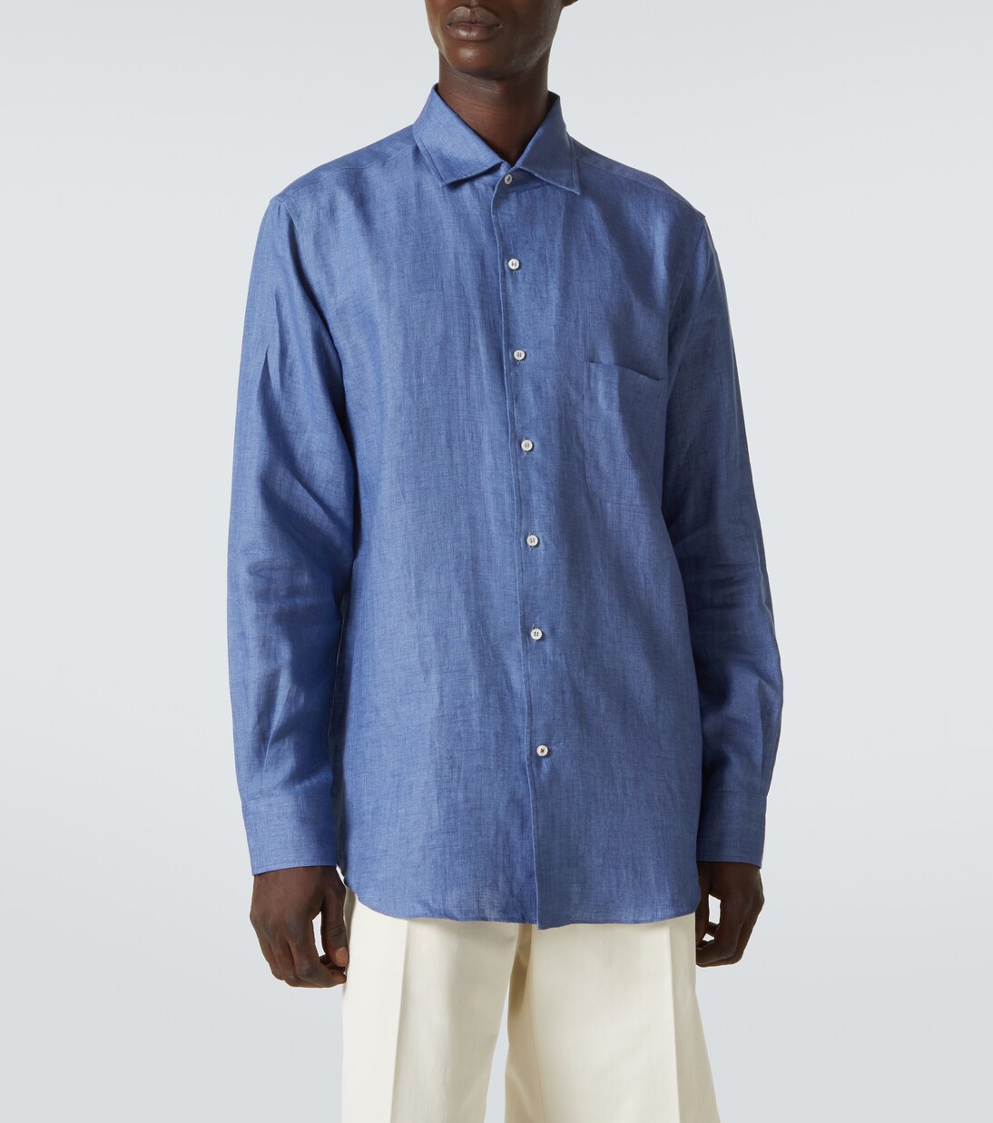 André linen shirt | Loro Piana