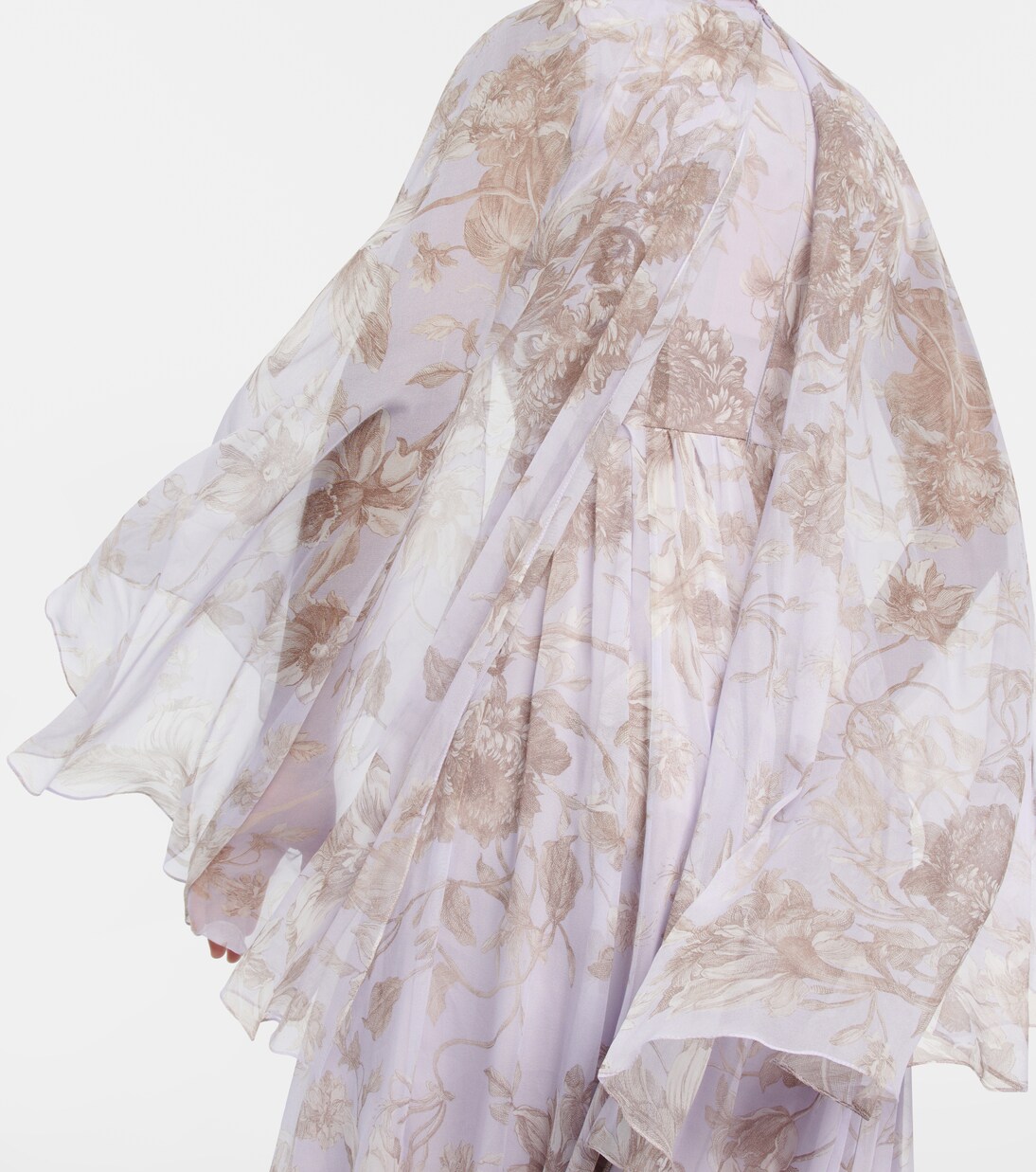 Bedruckte Robe Chiara aus Seide | Erdem