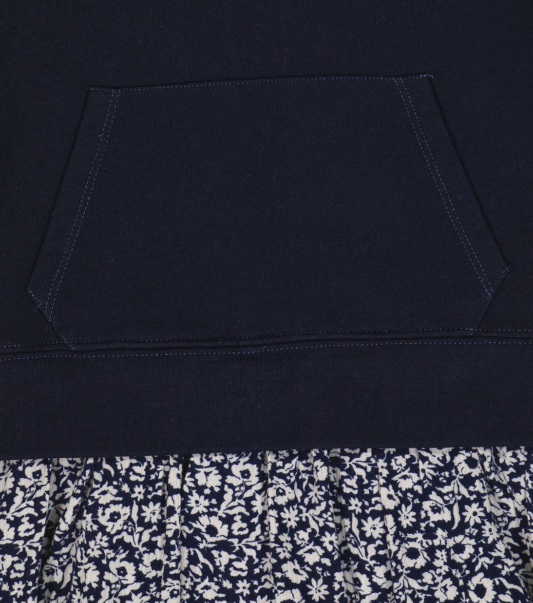 Hooded cotton-blend dress | Polo Ralph Lauren Kids