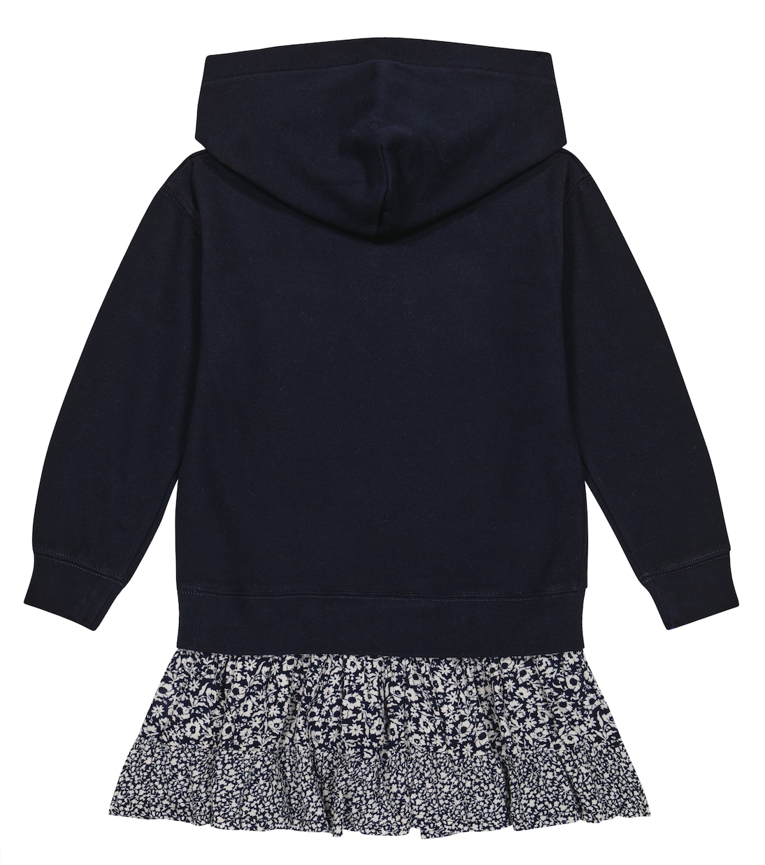 Hooded cotton-blend dress | Polo Ralph Lauren Kids