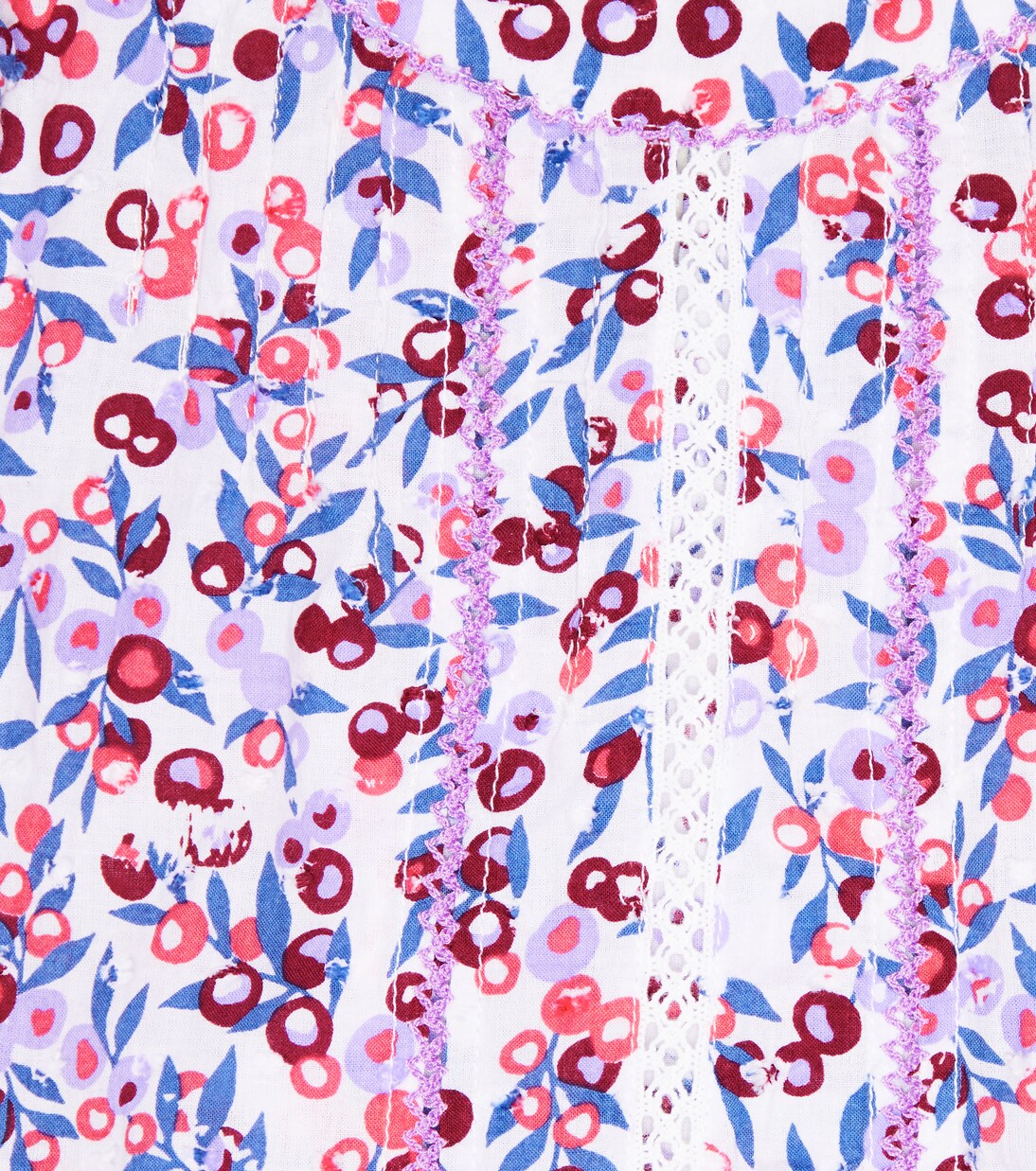 Adeh ruffled floral top | Poupette St Barth Kids