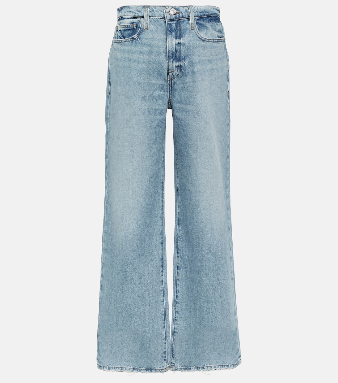 High-Rise Wide-Leg Jeans Le Jane | Frame