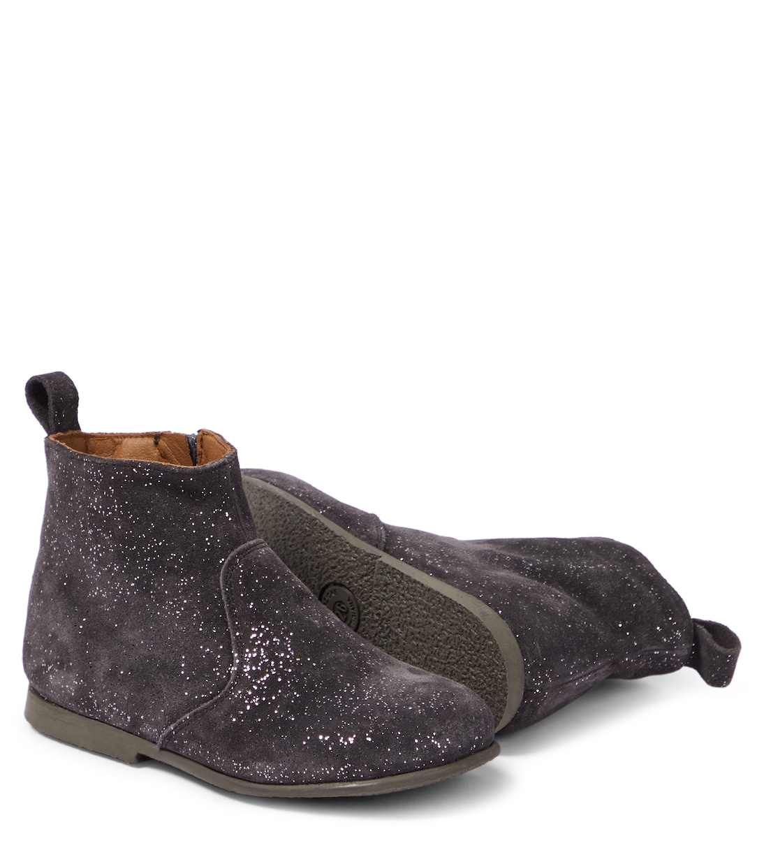 Bottines Tate en daim à paillettes | PèPè