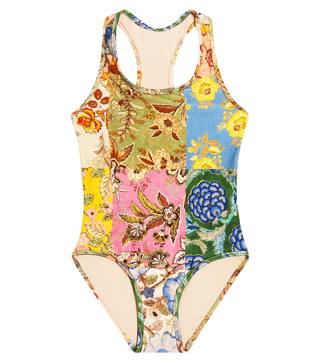 Junie floral racerback swimsuit  | Zimmermann Kids
