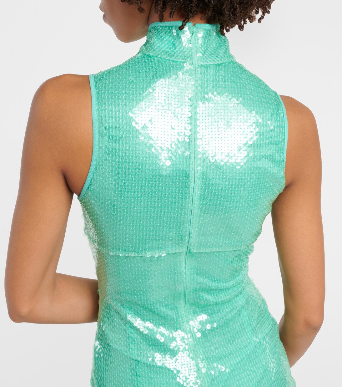 Robe mit Pailletten | David Koma