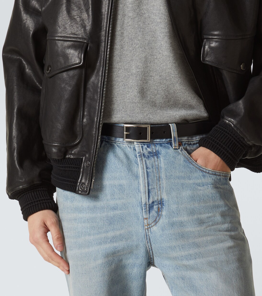 Leather belt  | Saint Laurent