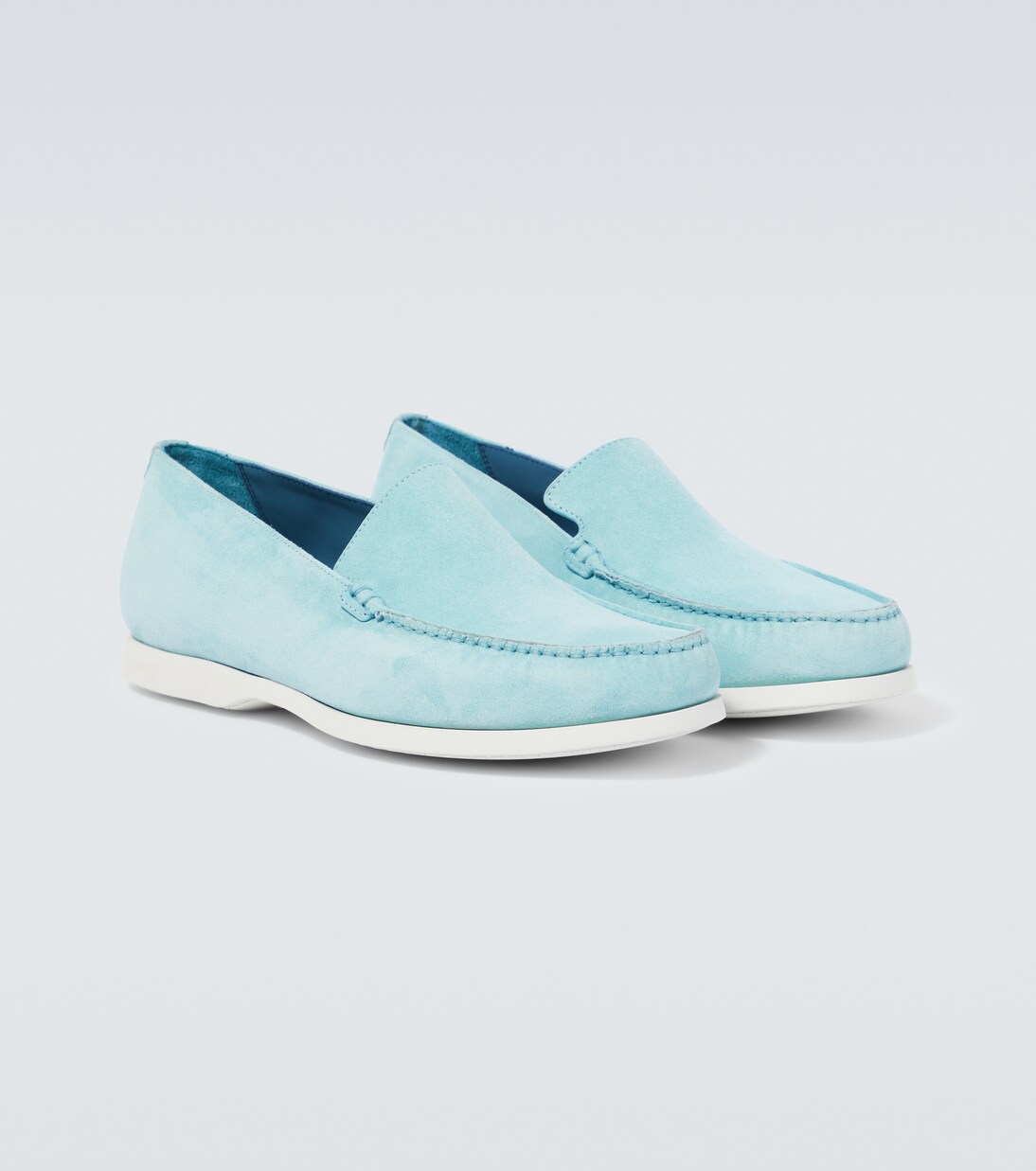 Monaco suede loafers | Manolo Blahnik