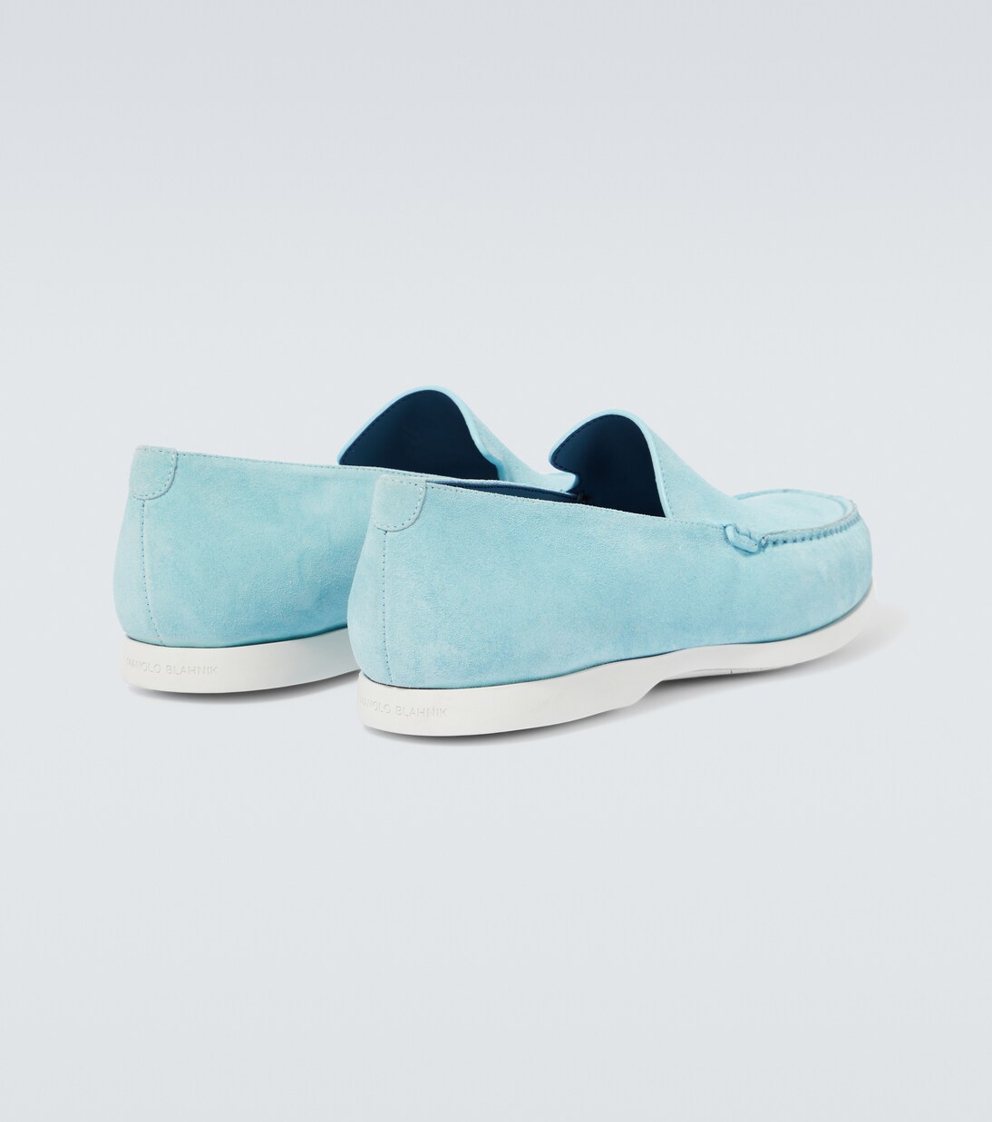 Monaco suede loafers | Manolo Blahnik