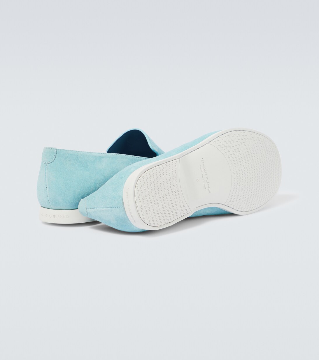 Monaco suede loafers | Manolo Blahnik