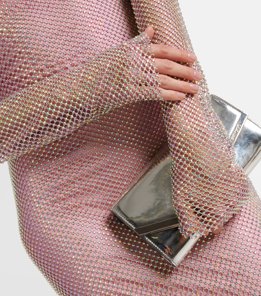 Abito lungo in mesh con decorazioni | Sportmax