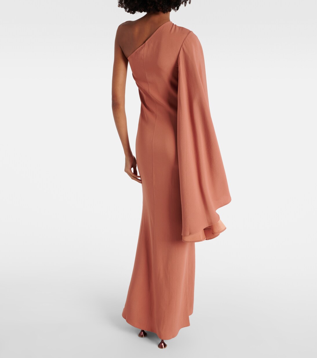 Robe longue Sifnos en crêpe de cady | Taller Marmo