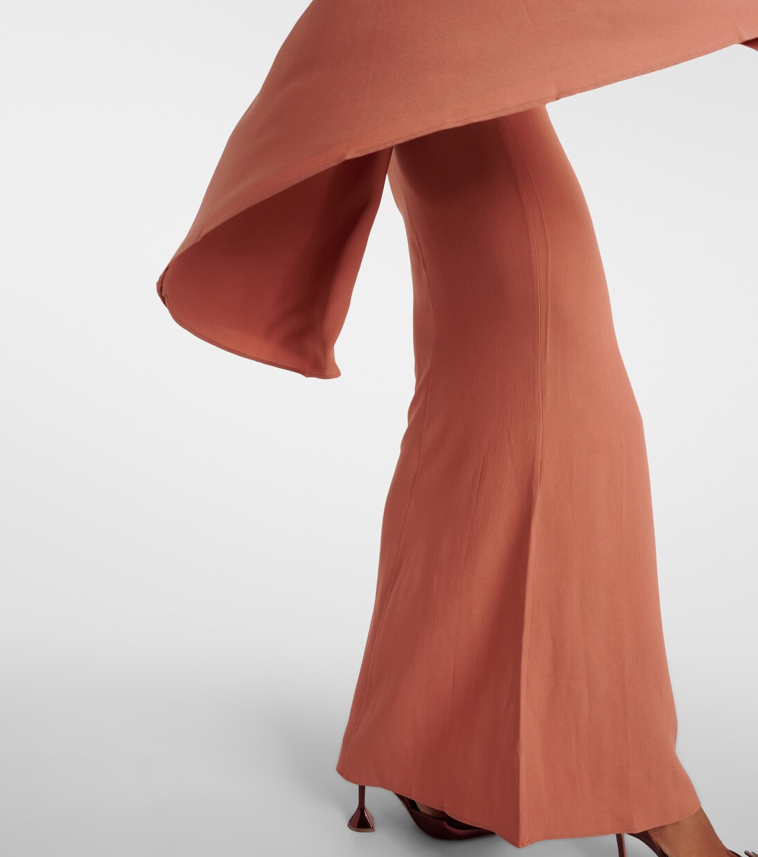 Robe longue Sifnos en crêpe de cady | Taller Marmo