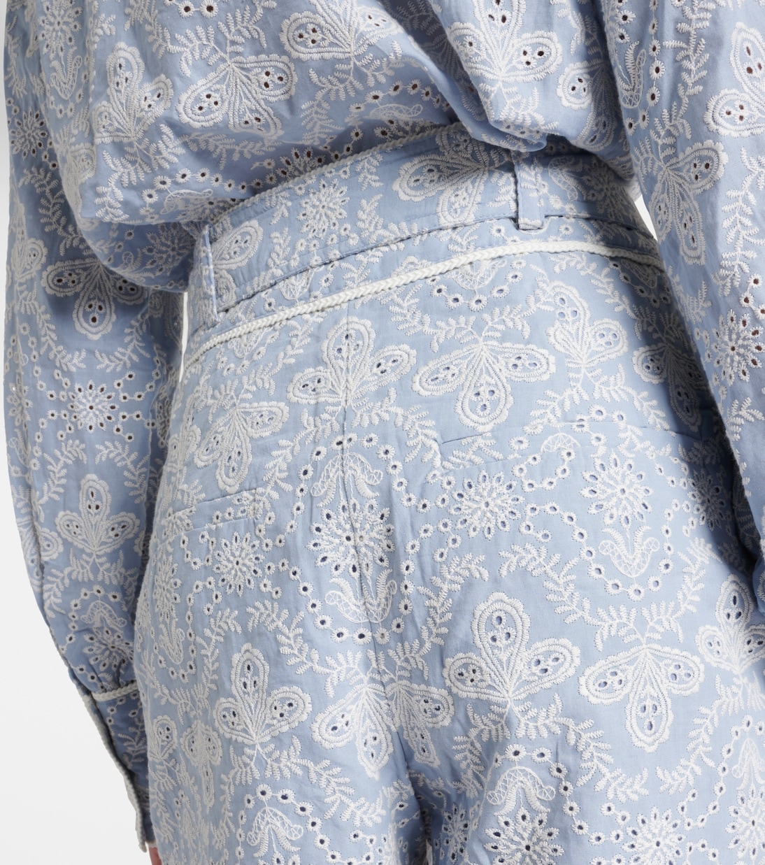 High-Rise Shorts Hobbes aus Baumwolle | Veronica Beard