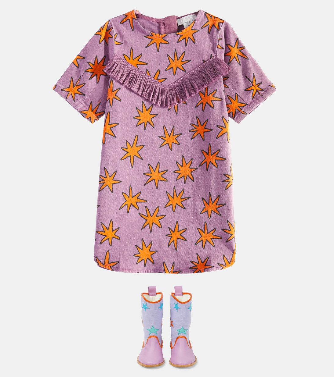 Robe imprimée en coton  | Stella McCartney Kids
