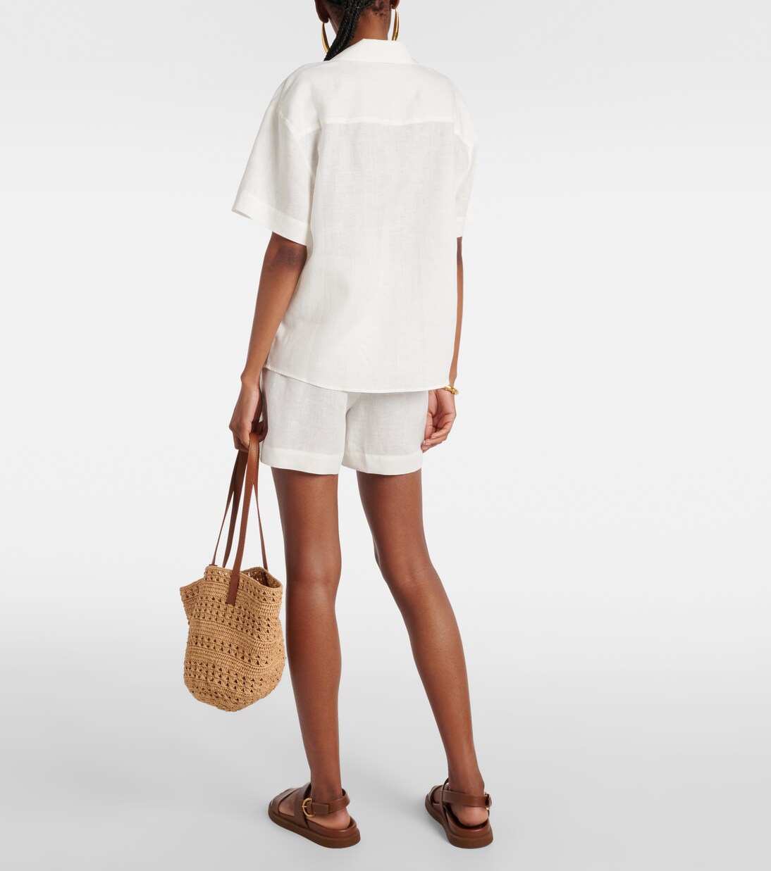 Prague linen bowling shirt | Asceno