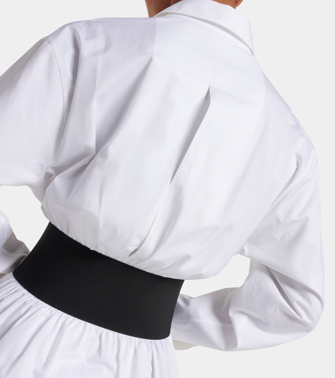 Hemdblusenkleid aus Baumwollpopeline | Alaïa