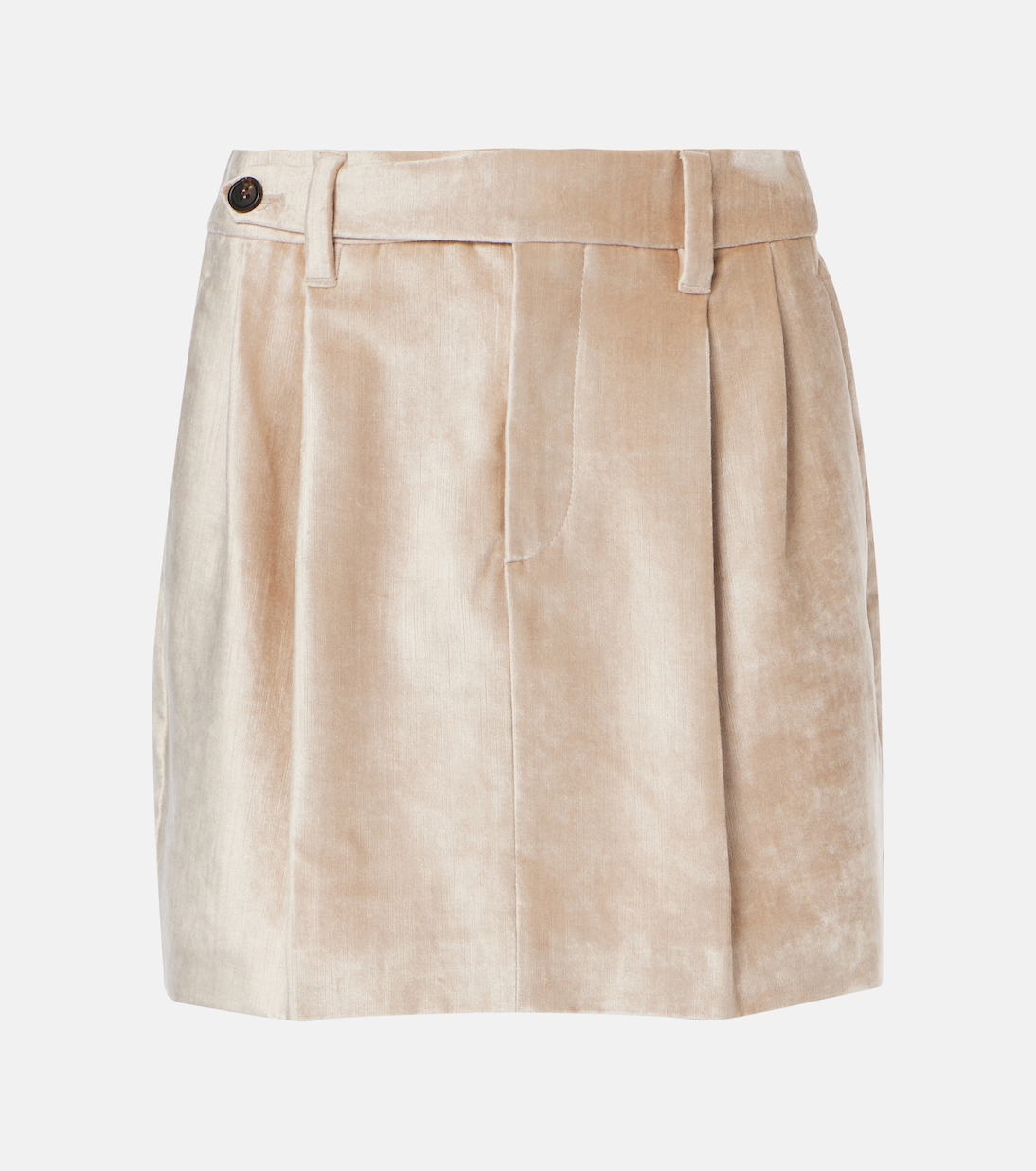 Minirock aus Samt | Brunello Cucinelli