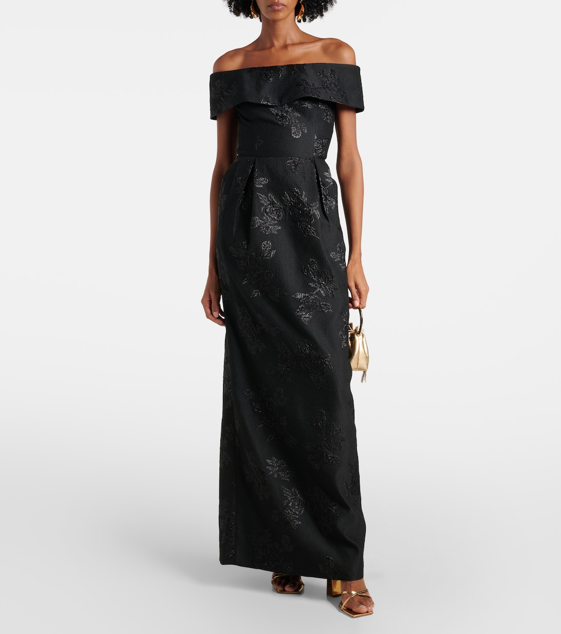 Bustier-Robe Henrietta aus Brokat | Rebecca Vallance