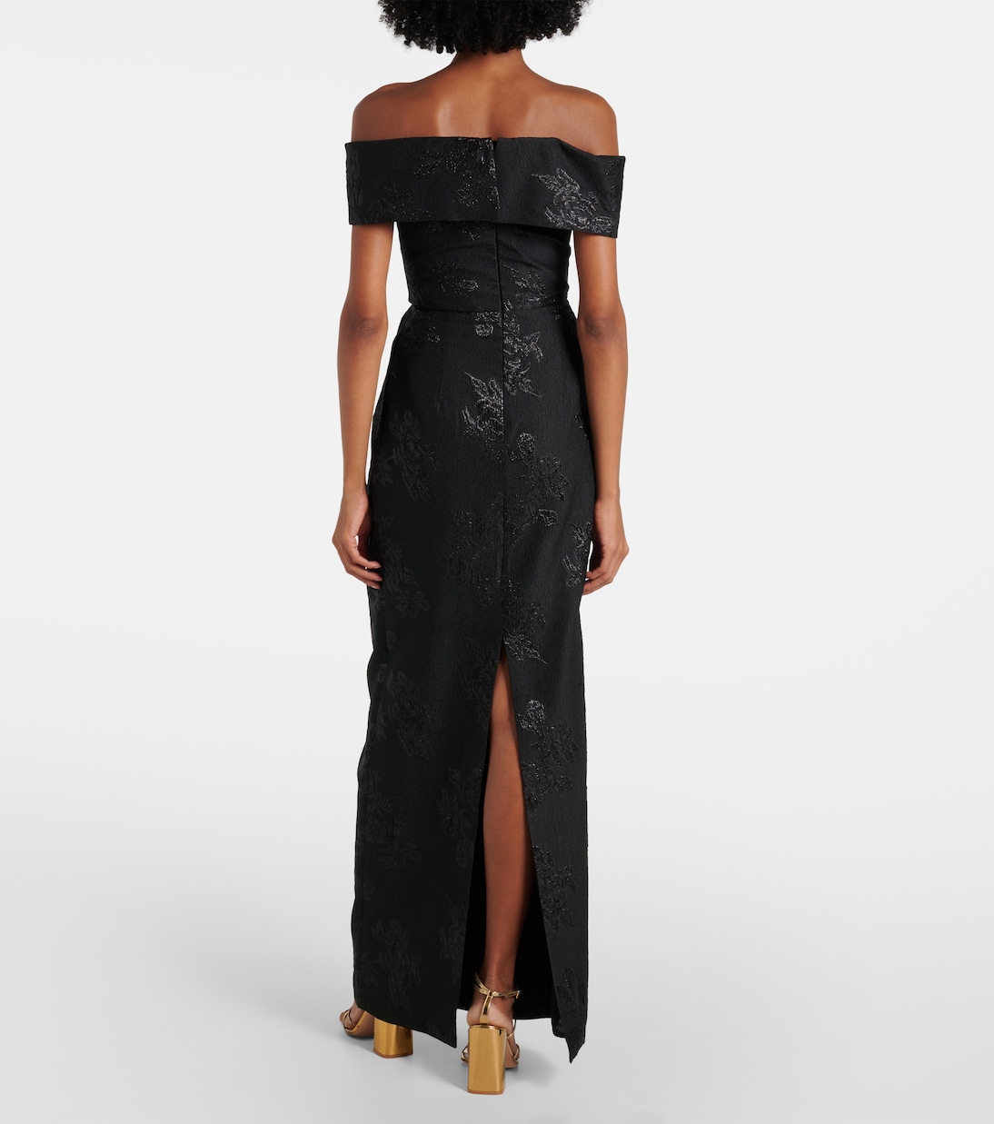 Bustier-Robe Henrietta aus Brokat | Rebecca Vallance