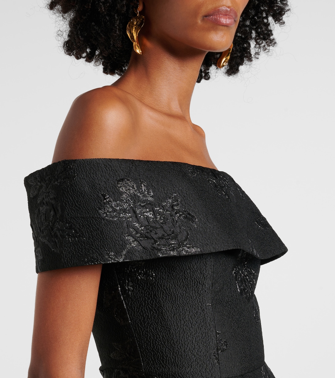 Bustier-Robe Henrietta aus Brokat | Rebecca Vallance