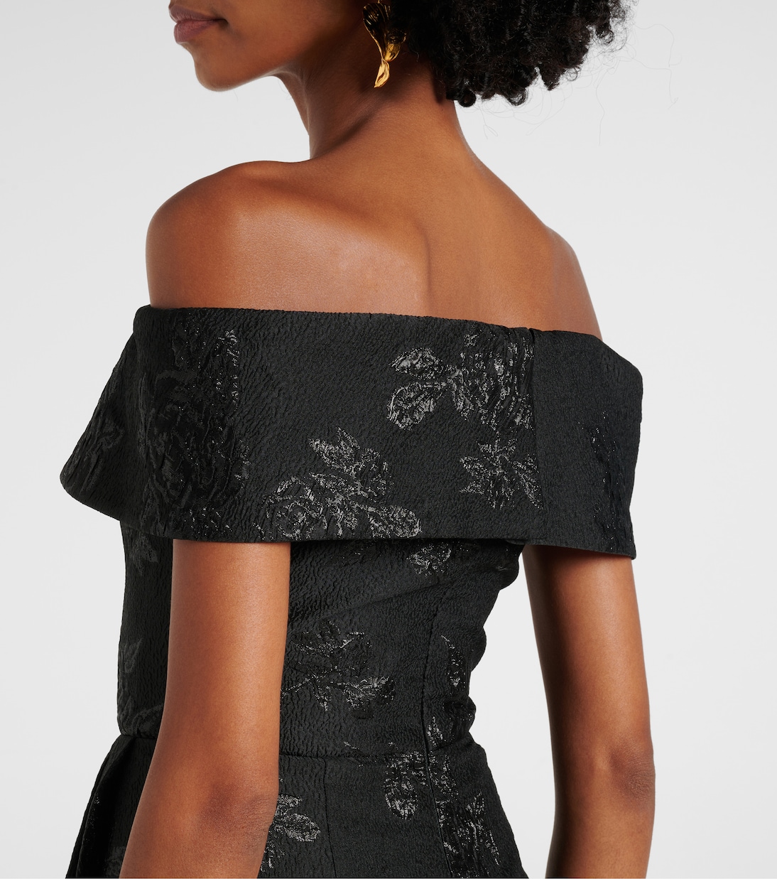 Bustier-Robe Henrietta aus Brokat | Rebecca Vallance