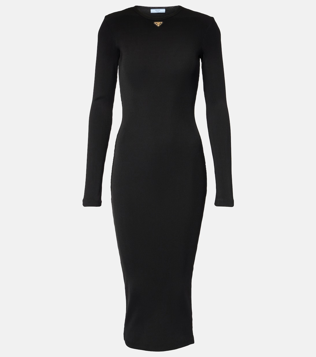 Midikleid aus Rippstrick | Prada