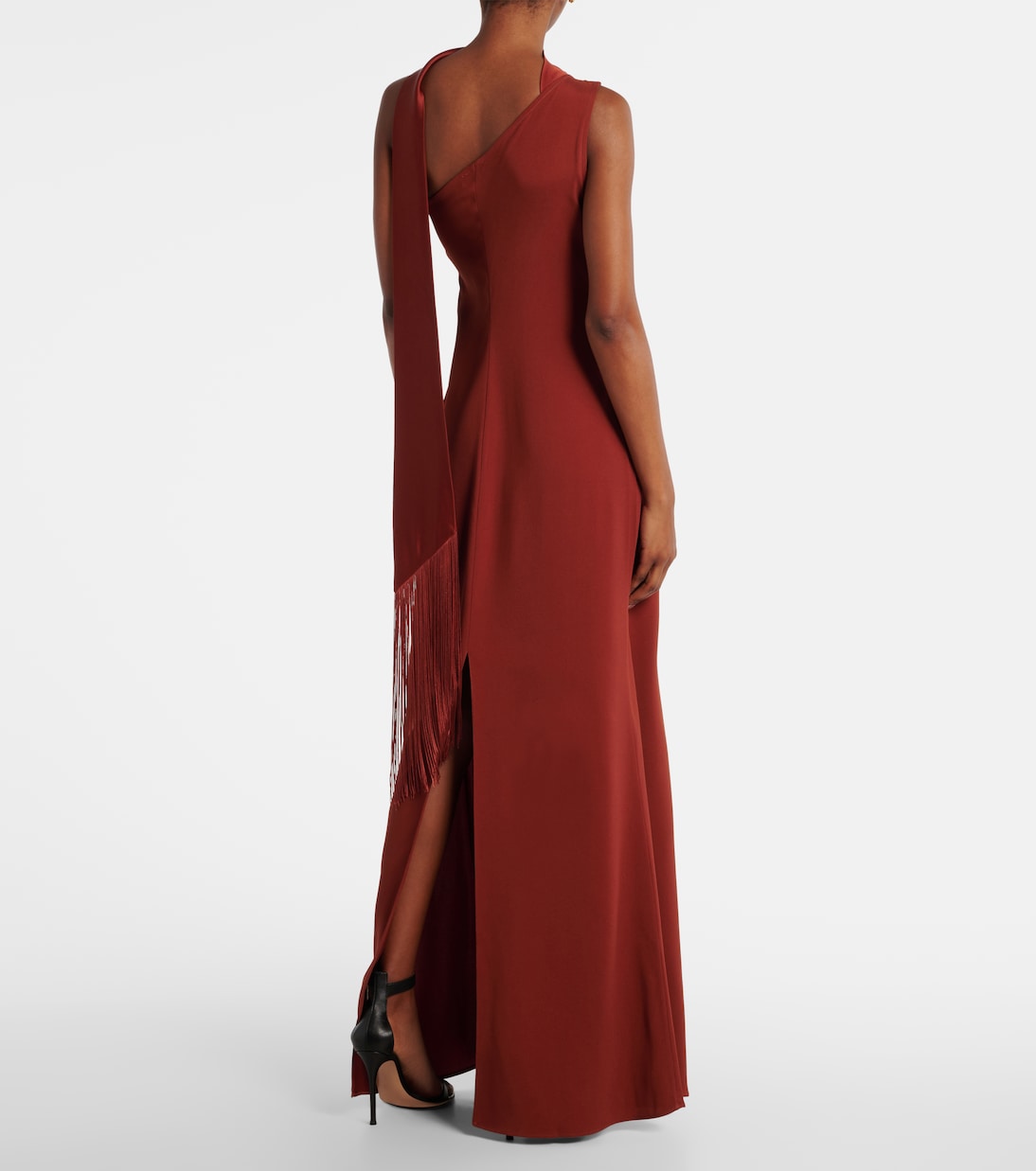 Abito lungo Caroline in crêpe cady | Taller Marmo