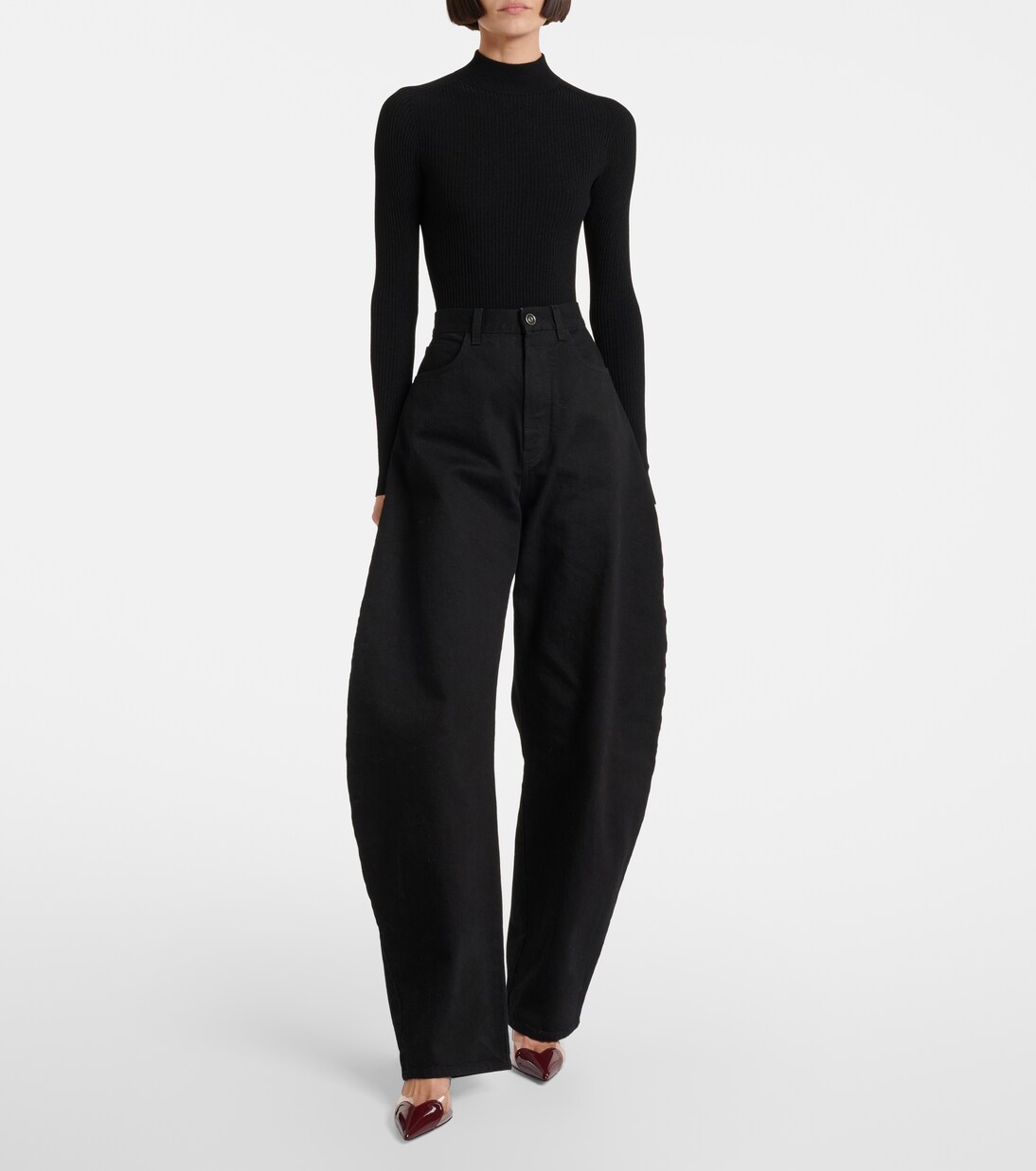 Escarpins Le Cœur en cuir | Alaïa