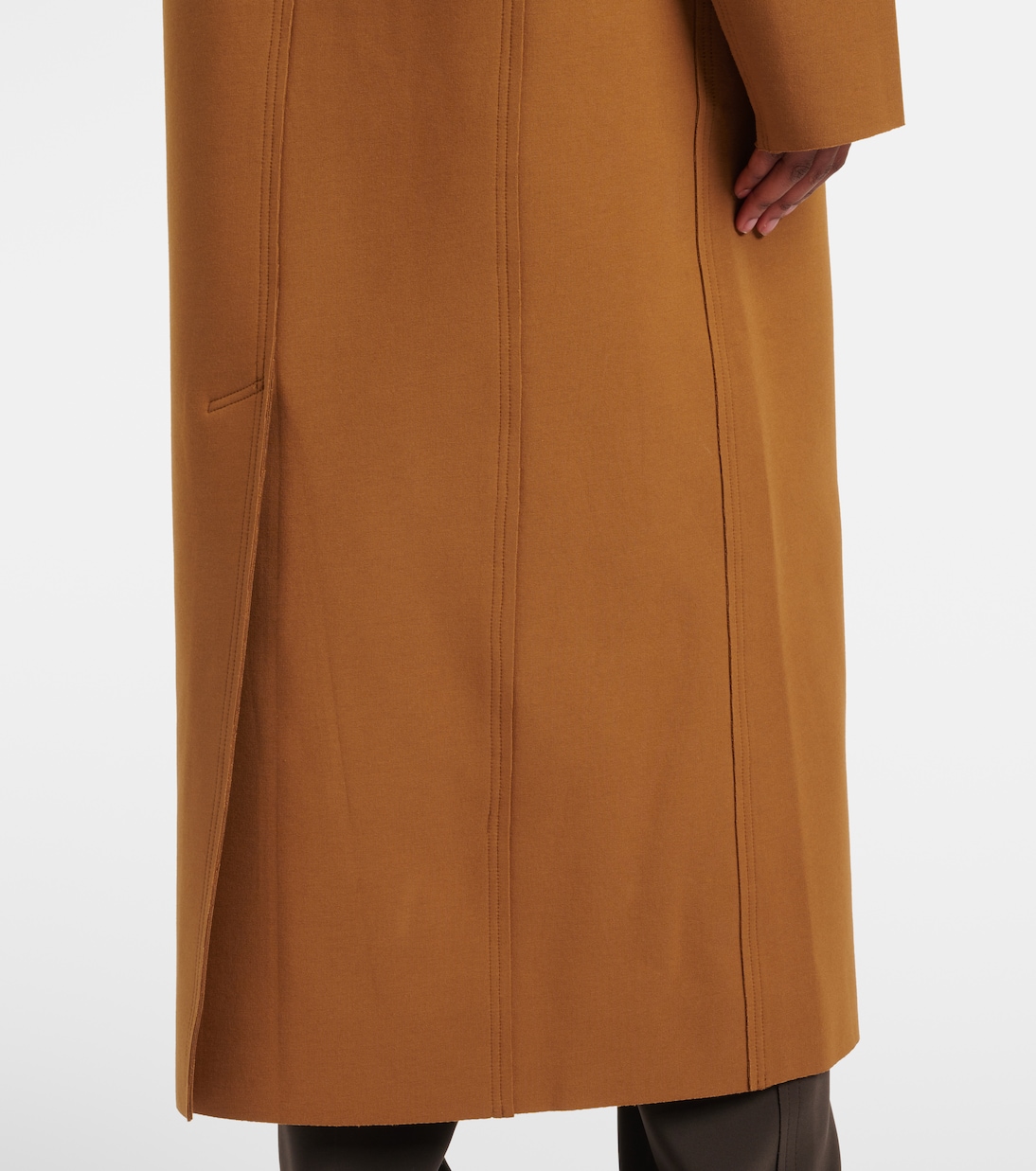 Abrigo oversized de mezcla de algodón | Norma Kamali