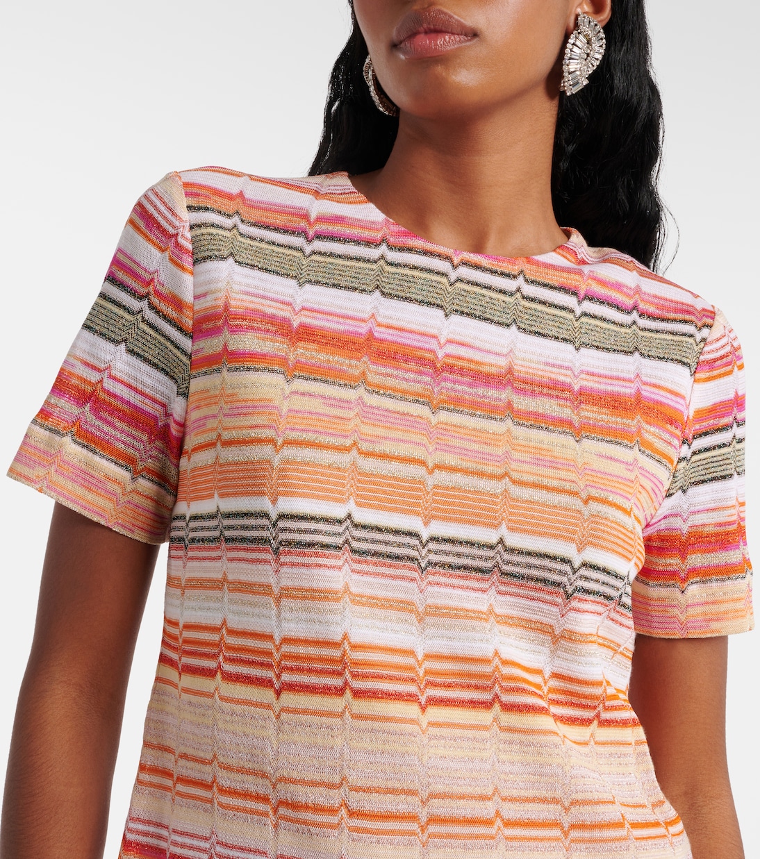 Minikleid aus Häkelstrick | Missoni