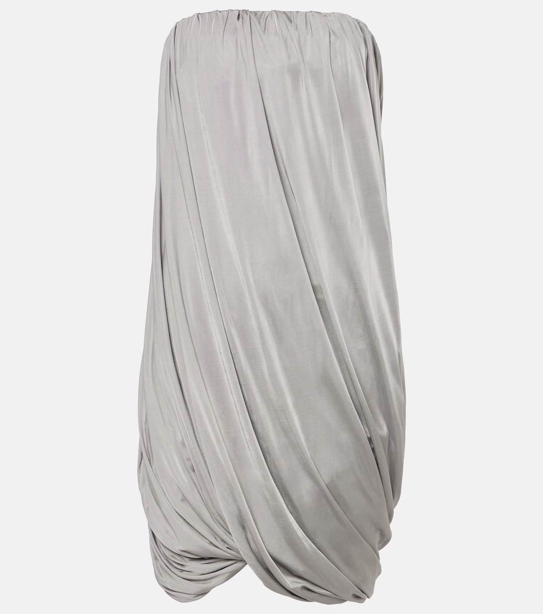 فستان قصير درابيه من الجيرسيه | The Attico