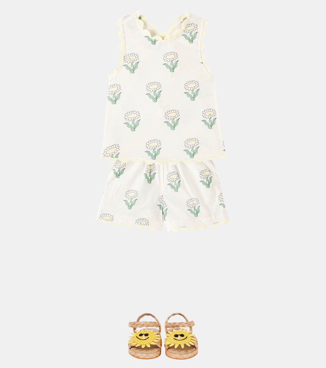 Printed cotton Bermuda shorts | Stella McCartney Kids