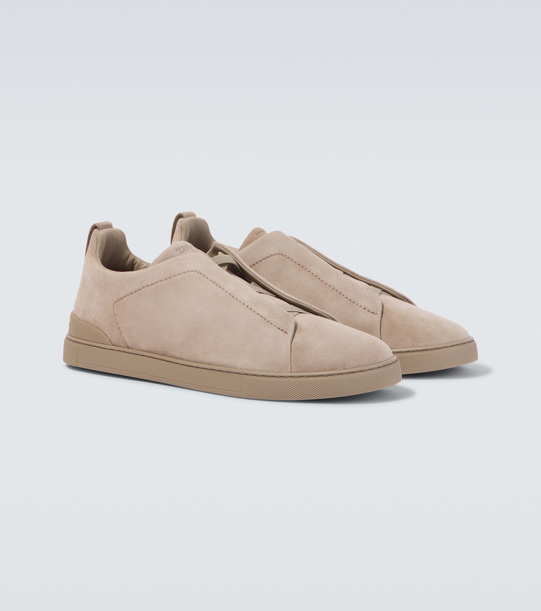 Triple Stitch suede slip-on sneakers | Zegna