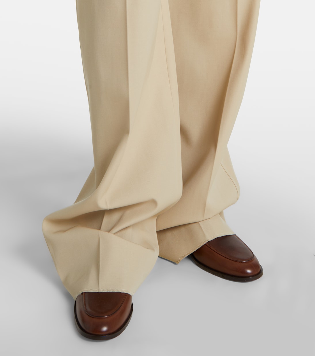 Pantalon ample en laine et coton | Tod's