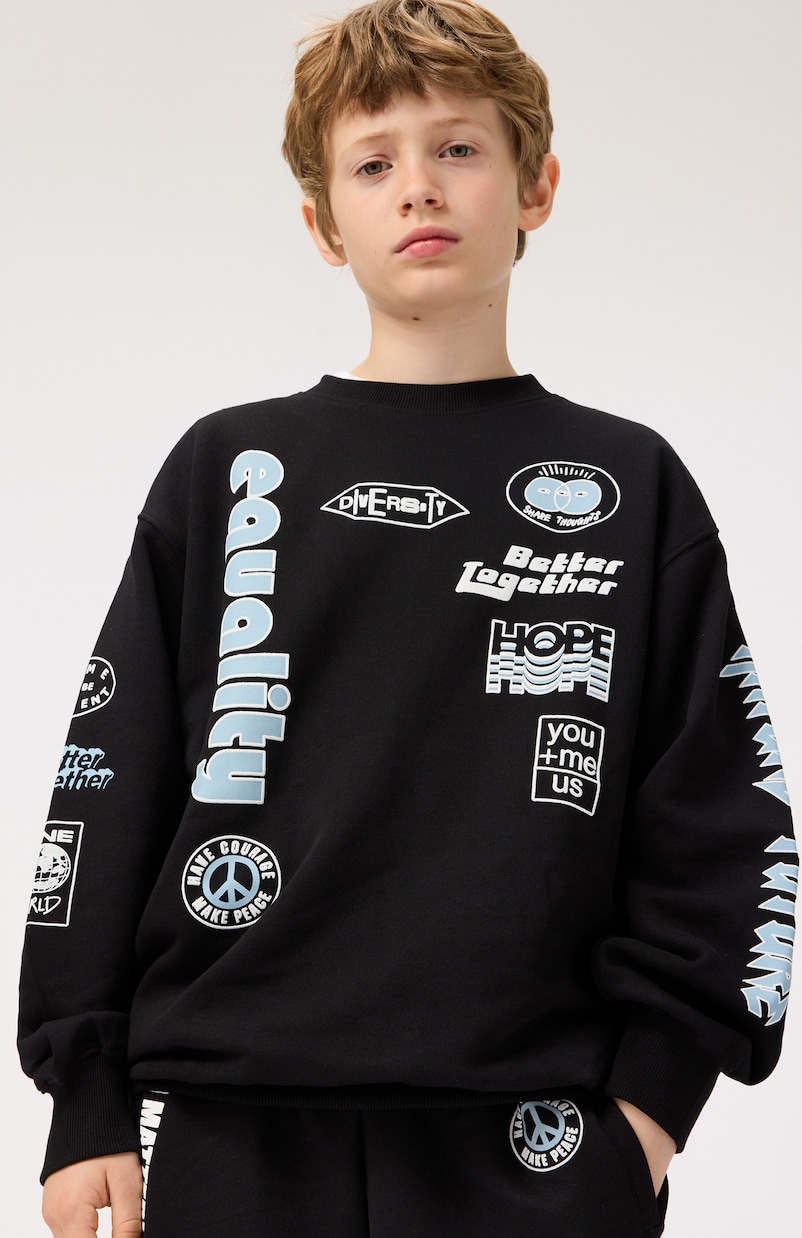 Magni printed cotton jersey sweatshirt | Molo