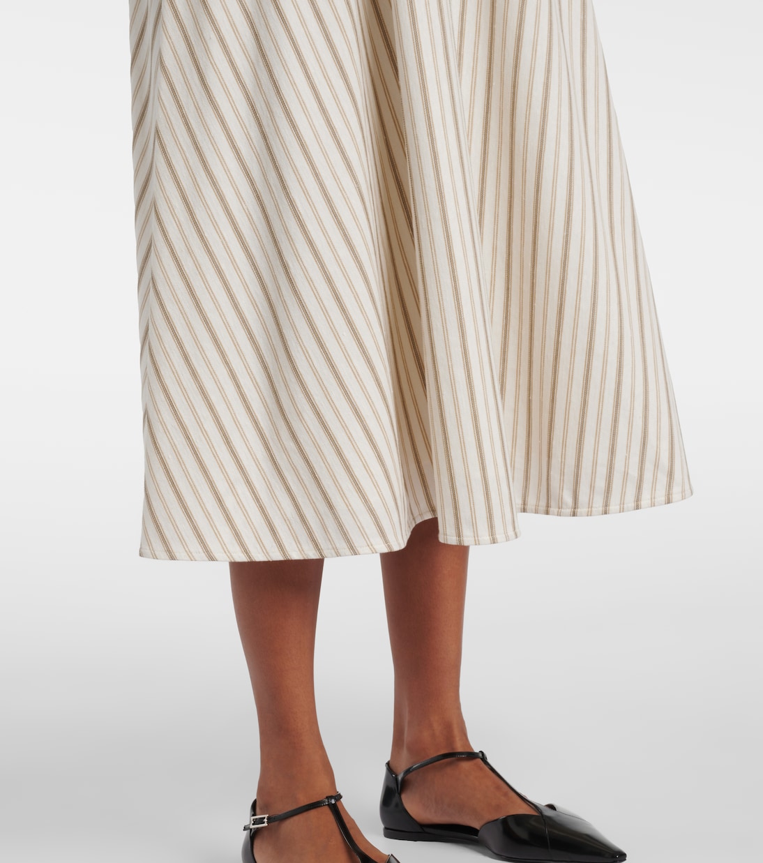 Midikleid Fervida aus Baumwolle und Leinen | Max Mara