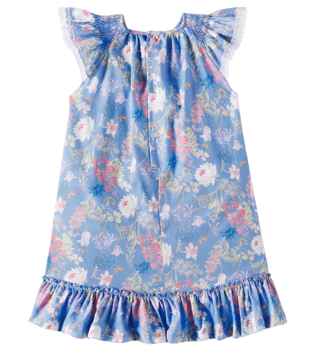 Dhalia smocked cotton dress | La Coqueta