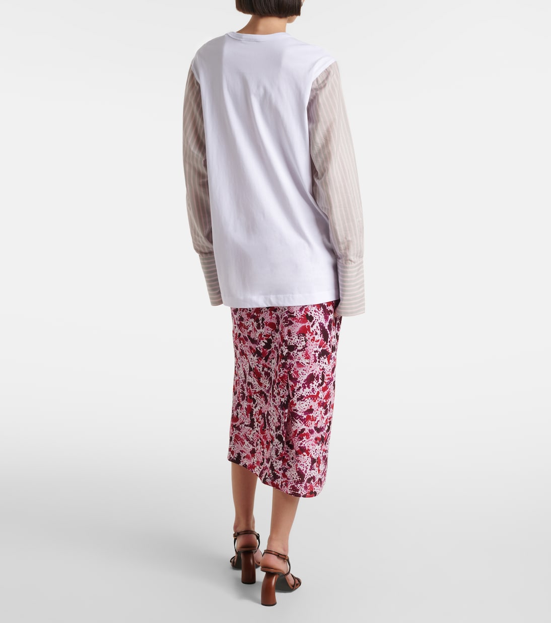 T-Shirt aus einem Baumwollgemisch | Dries Van Noten