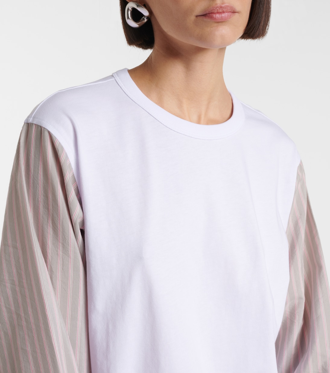 T-Shirt aus einem Baumwollgemisch | Dries Van Noten